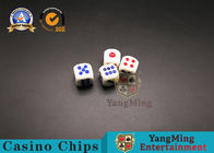High Density White Melamine Dice Poker Playing Cards Table Game Table Dice