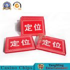 Dedicated Positioning Casino Game Accessories Screen Printing Transparent Acrylic