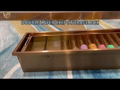 CT23맞춤형 금속 칩 트레이 – 고품질 카지노 칩 보관 트레이