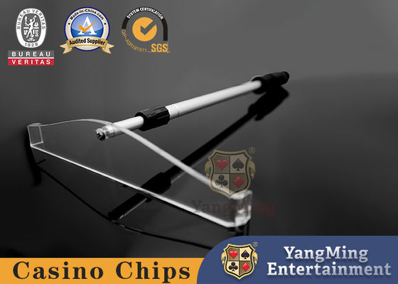 Anti Counterfeiting Chip Countertop Poker Chip Rake Aluminum Alloy