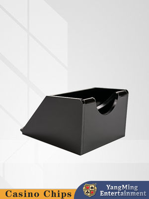 주문 카지노 블랙 잭 1 데크 카드 딜러 신발 검은 아크릴 포커 테이블 카드 게임 온라인 제조