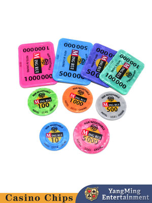 주문 품질 소매 RFID 스마트 칩 포커 칩 세트 바카라 카지노 엔터테인먼트 게임 스마트 식별 칩 코드 온라인 제조