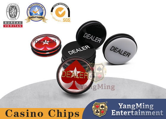 주문 두배는 텍사스 Hold'em 놋쇠 카드 가드 카지노 딜러 단추 금속 포커 칩 카드 게임을 측면을 댔습니다 온라인 제조