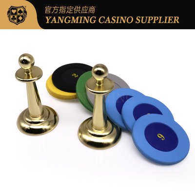 주문 Casino Roulette Table Game Betting Markers Electroplated Gold Metal Iron 온라인 제조