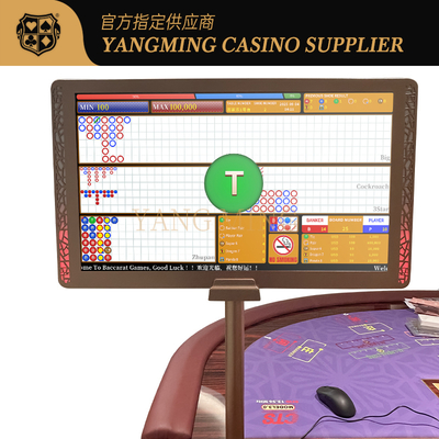 주문 International Thick 27-inch Dual Sided Monitor With Lights For Casino Poker Games 온라인 제조