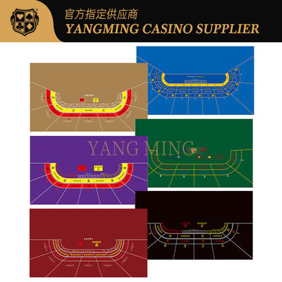 주문 Customizable Casino Baccarat Tablecloth – 9 Player Poker Table Layout
Design 온라인 제조