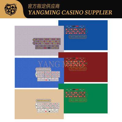 주문 Custom Design Casino Roulette Layout On Waterproof Table Cover For Casino Game 온라인 제조