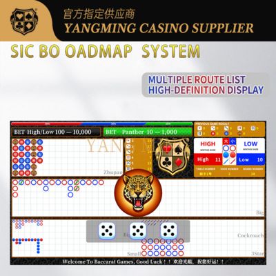 주문 Electronic Sic Bo Roadmap Display System – Customizable Casino Dice Game Solution 온라인 제조