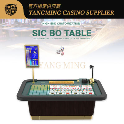 주문 Customizable Sic Bo Table – Premium Casino-Grade Dice Game Table For Sale 온라인 제조