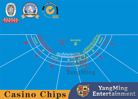 주문 맞춤화된 맞춘 프린트 서비스와 7개 플레이어들 룰렛 보드 레이아웃 온라인 제조