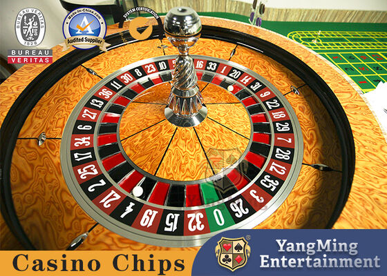 주문 국제적 인증 36 수 나무로 된 롤렛 테이블 32 인치 80CM 직경 회전체 솔리드 온라인 제조