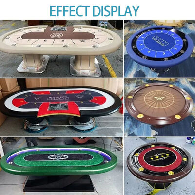 주문 프리미엄 맞춤형 텍사스 홀덤 방수 게임 테이블 클러브 지원 사용자 정의 온라인 제조