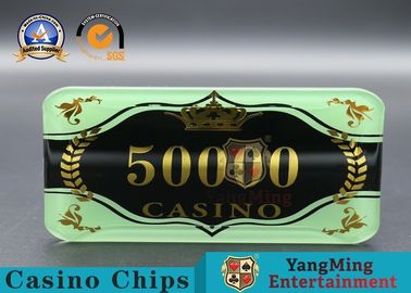 주문 주문 로고 YM- CP030-31를 가진 주문 세라믹 찰흙과 플라스틱 카지노 부지깽이 칩 온라인 제조