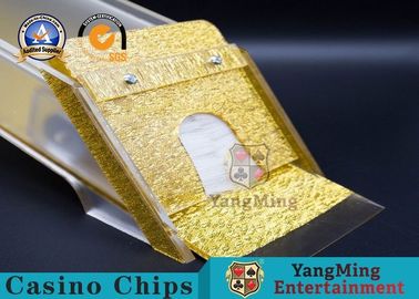주문 매뉴얼인 8 갑판이 깨끗한 아크릴릭 Lid 5-7mm 두께와 카드 / 카지노 카드 슈를 합니다 온라인 제조