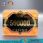 Customized Casino Poker Chips / Anti - Counterfeiting Round Gambling Chips