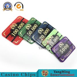 주문 헌신적 플라스틱 NFC RFID 카지노 칩 / 아크릴 포커 칩은 760 PC에게  14 킬로그램을 할당했습니다 온라인 제조