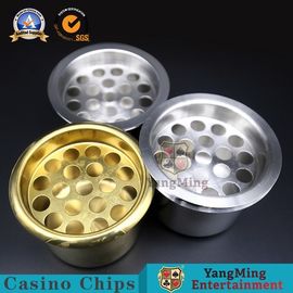 주문 워터 홀더 카지노 게임 소품 바카라 텍사스 포커는 크레이 철 ABS 롤렛 테이블 컵을 특화합니다 온라인 제조