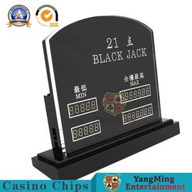 주문 795g LED 라이트와 카지노 테이블 소품 민 최대 비율 니우 니우 블랙잭 갬블링 테이블 한도 디지털 제한 부호 온라인 제조