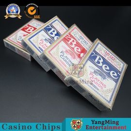 주문 주문 제작된 로고 144 갑판 포커 클럽 헌신적 카드와 함께 도박판을 벌인 검은 코어 용지 카지노 온라인 제조