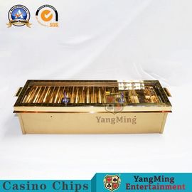 주문 2는 Lid와 티타늄 금빛 카지노 칩 트레이를 계층화하고, 금속성 철 색을 잠급니다 온라인 제조