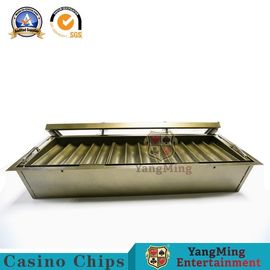 주문 760*210mm 카지노 칩 트레이 2 층 도박 칩은 더블 락 포커 칩 케이스를 표류시킵니다 온라인 제조