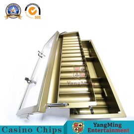 주문 15 열 600-800pcs 카지노 칩 트레이 홀더  철 +Lacquer 재료 온라인 제조