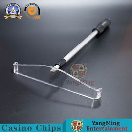 주문 SGS 카지노 게임 부속품 주문 칩 레이크 망원경 알루미늄은 카지노 칩 트럼프패 삽을 조정합니다 온라인 제조