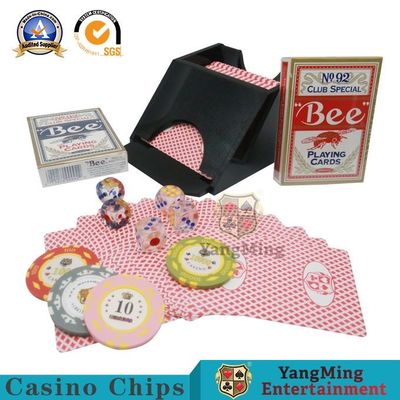 주문 검은 플라스틱 텍사스 Hold'Em 1 갑판 카드 딜러 니우 니우 대만 테이블 게임 온라인 제조