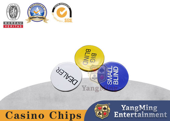 주문 Smartdealspro 3pcs 스몰 블라인드 칩, 빅 블라인드 및 딜러 포커 버튼 온라인 제조