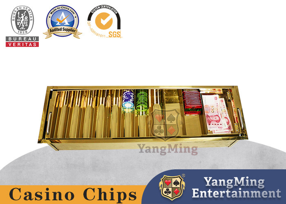 주문 산업 티타늄 겹켜 Lockable 카지노 칩 쟁반 Holdem 부지깽이 온라인 제조