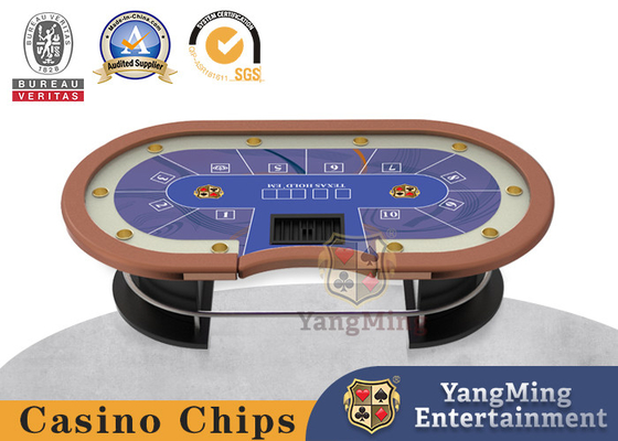 주문 선수 10명 텍사스 Hold'Em 클럽 회관 맞춘 카지노 포커 테이블 온라인 제조