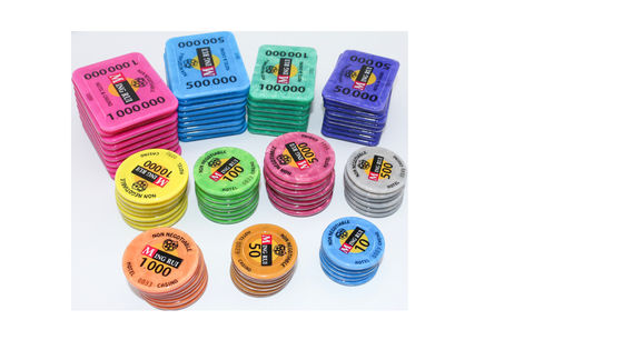 RFID 포커 아크릴 카지노 칩 사용자 정의 바카라 테이블 게임