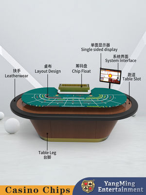 포커 카지노 단단한 나무 바카라 테이블 포커 게임 칩 체스 테이블