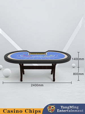 바카라 I-Beam H-Leg 접기 테이블 도박 엔터테인먼트 레저 클럽 포커 게임 테이블
