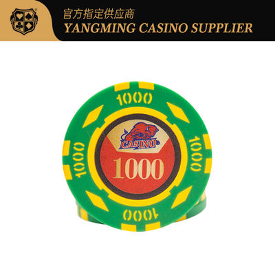 새로운 커스텀 디자인 / 텍사스 포커 칩 세트 11.5g Clay Casino Chip With Aluminum Case For Gambling Games