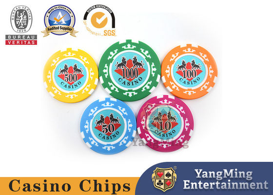 760PCS 맞춤형 인쇄 가능한 ABS 레이저 포커 칩 NFC 카지노 RFID 칩 셋