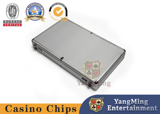 고급 600 PC 알루미늄 14g 크레이 칩박스 카지노 바카라 가지고 다닐 수 있는 스펀지 은 룰렛은 블랙잭 칩 건을 움직입니다