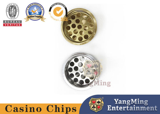 텍사스 홀덤 테이블 표준 스테인리스 스틸 팝업 에드브레이 스크린 포커 테이블 음료 보유자