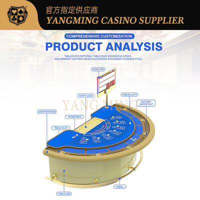 공장 재고 반 둥근 경비자 바 블랙 잭 테이블 엔터테인먼트 레저 클럽 포커 게임 테이블