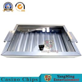 8 열 은색 포커 테이블 칩 트레이 375*253mm 블랙잭 테이블 소품