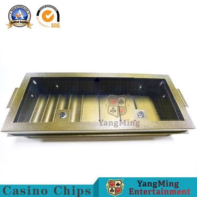 Electroplating Brass Baccarat casino chip holder Single Layer