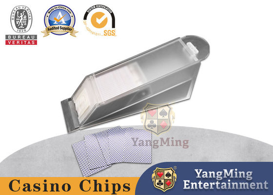 8 갑판은 투명한 아크릴 포커 테이블 카드 딜러 신발을 서리로 뒤덮었습니다