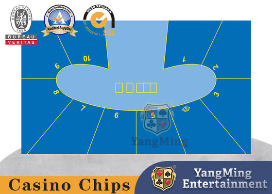 Pea Oval 업그레이드 디자인 10인 Texas Hold'em 맞춤형 방수 게임 테이블 클러브