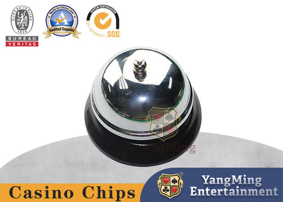 Chrome Finsh 금속 건축 시끄러운 명확한 카지노 부지깽이 테이블 책상 전화 반지